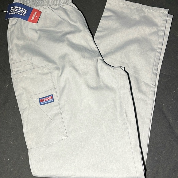 Cherokee Workwear Traditional Classic Scrub Pants - XS Gray Unisex - Picture 2 of 7